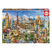 Europe Landmarks Puzzle