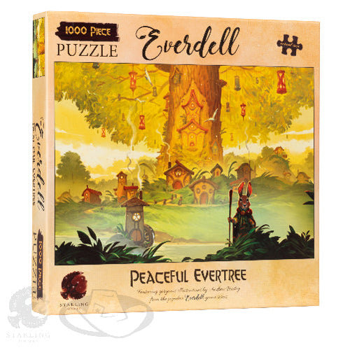 Everdell 1000 Piece Puzzle Peaceful Evertree
