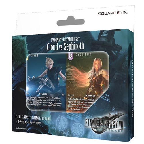 FF TCG Final Fantasy 7 (VII) Remake 2 Player Starter Set Cloud vs Sephiroth