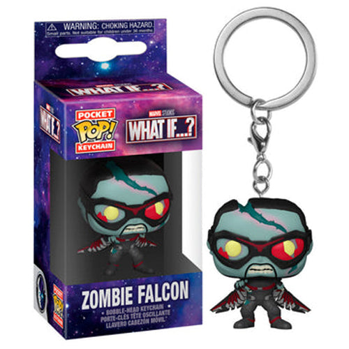 FUNKO Marvel What If...? Pocket POP! Vinyl Keychains 4 cm Zombie Falcon