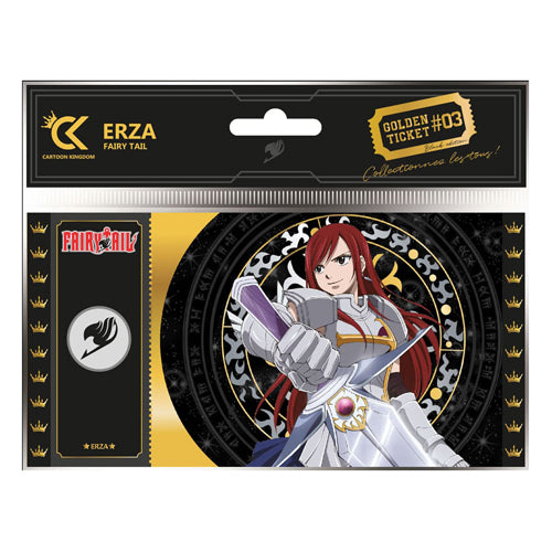 Fairy Tail Golden Ticket Black Edition #03 Erza Case