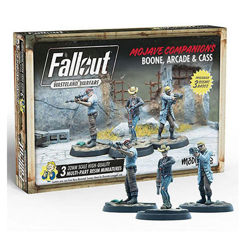 Fallout Wasteland Warfare: Boone, Arcade and Cass