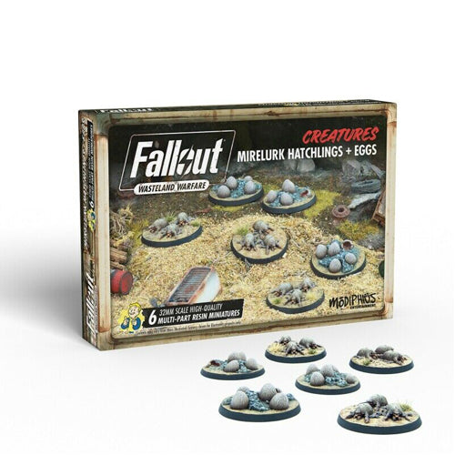 Fallout Wasteland Warfare: Mirelurk Hatchlings + Eggs