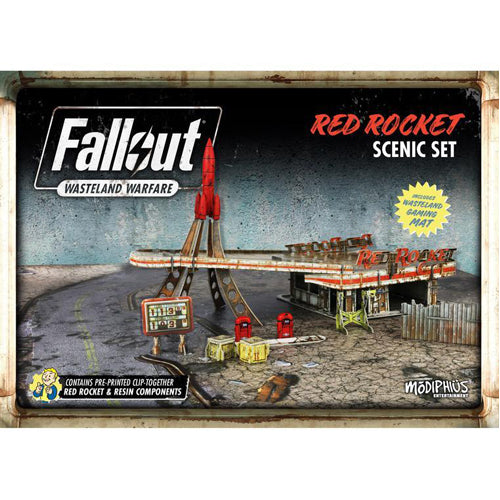 Fallout: Wasteland Warfare- Red Rocket Scenic Set Acc.