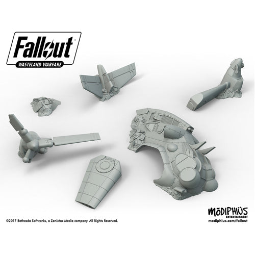 Fallout: Wasteland Warfare Terrian Expansion Crashed Vertibird