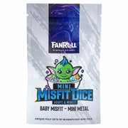 FanRoll Mystery Misfit Mini Metal Polyhedral Dice Set