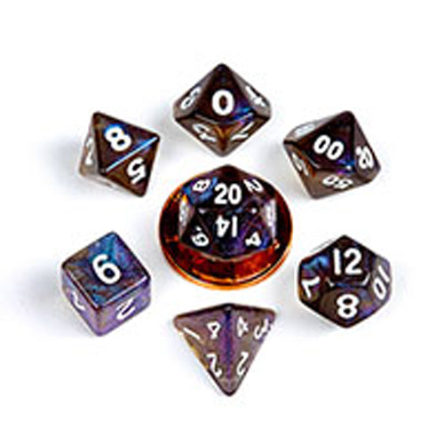 Fanroll - 10mm Mini Polyhedral Dice set - Stardust Galaxy