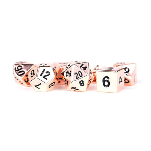 Fanroll - 16mm Metal Polyhedral Dice Set: Copper
