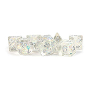 Fanroll - 16mm Resin Poly Dice Set: Rainbow Frost