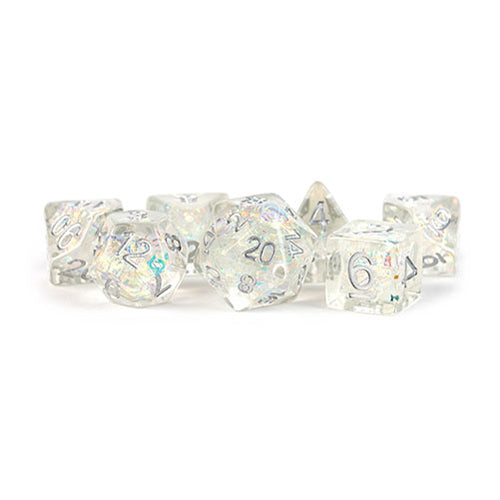 Fanroll - 16mm Resin Poly Dice Set: Rainbow Frost