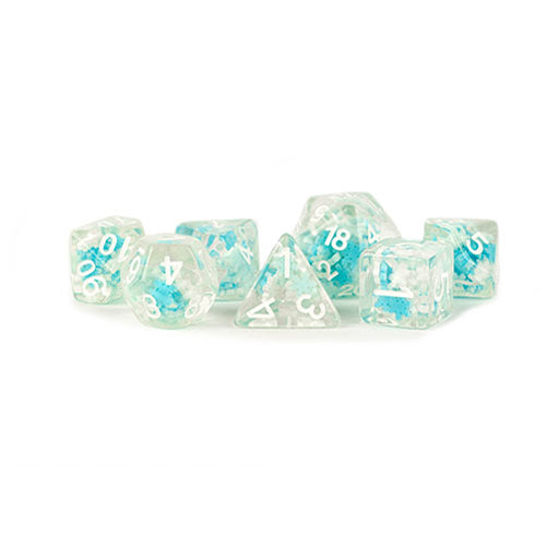 Fanroll - 16mm Resin Poly Dice Set: Snowflake Dice