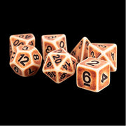 Fanroll - 16mm Resin Polyhedral Dice Set: Ancient Brown