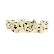 Fanroll - 16mm Resin Polyhedral Dice Set: Icy Opal Clear