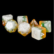 Fanroll - 16mm Resin Polyhedral Dice Set: Kiwi