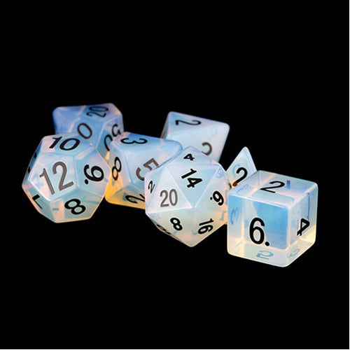 Fanroll - 16mm Stone Poly Dice Set: Opalite