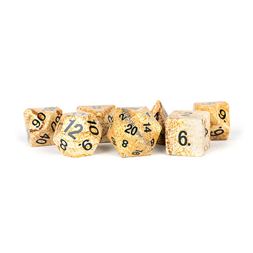Fanroll - 16mm Stone Poly Dice Set: Picture Jasper