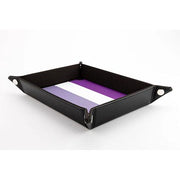 Fanroll - Pride Fold Up Velvet Dice Tray - Asexual