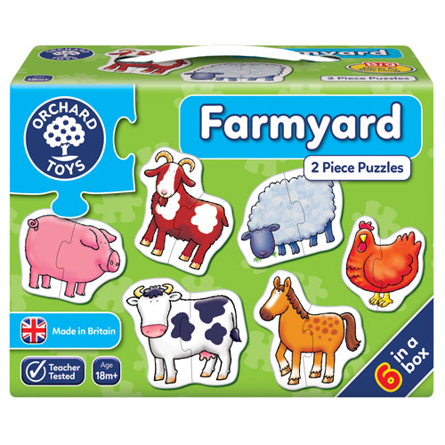 Farmyard Two Piece Puzzles