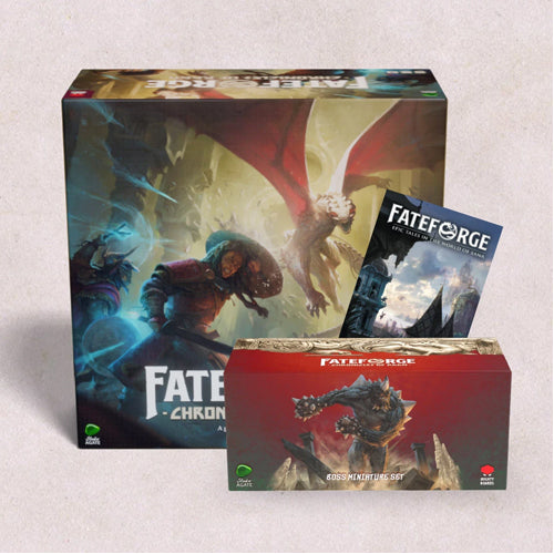 Fateforge Chronicles of Kaan Deluxe Edition - inc Boss Miniature Sets