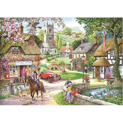 Feeding The Ducks 1000 Piece Puzzle