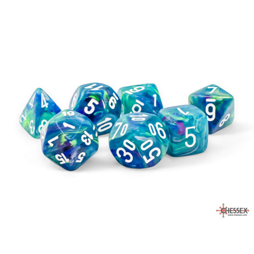 Festive Mega-Hedral - Waterlily/White 7-Die Set