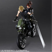 Final Fantasy Vii Remake Play Arts Kai Action Figure Jessie, Cloud & Motorcycle Set