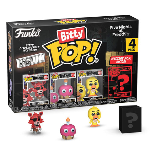 Five Nights at Freddy's Bitty POP! Vinyl Figure 4-Pack Foxy 2,5 cm