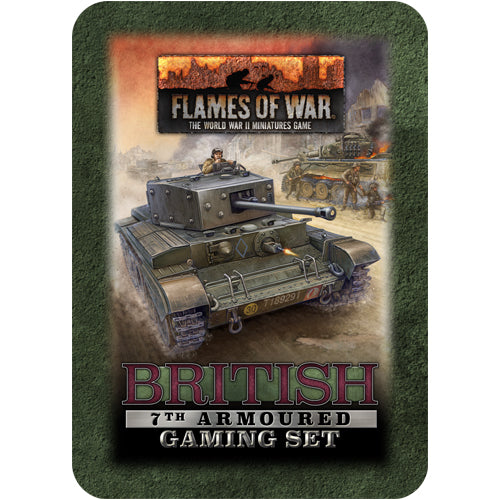 Flames Of War: British 7Th Armoured Gaming Set