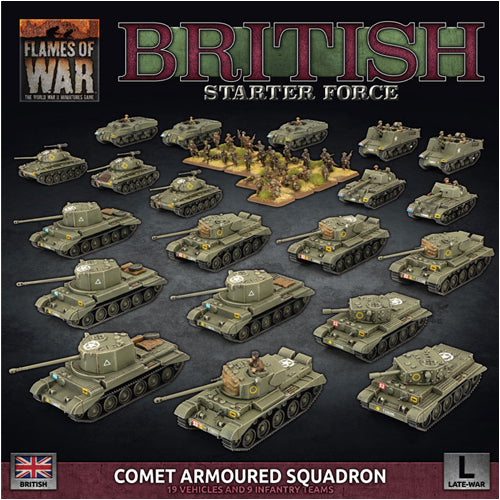 Flames Of War: British Comet Armoured Sqaudron