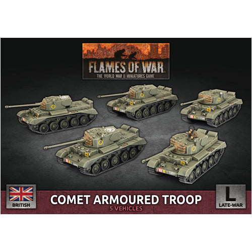 Flames Of War: British Comet Armoured Troop