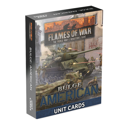 Flames Of War: Bulge - American Unit Cards