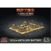 Flames of War: 10.5cm Artillery Battery (x4 Plastic)