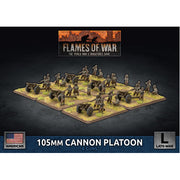 Flames of War: 105mm Cannon Platoon (x6 Plastic)