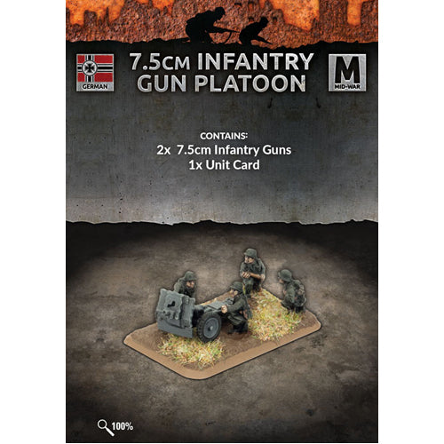 Flames of War: 7.5cm Infantry Gun Platoon (x2)