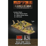 Flames of War: 82mm and 120mm Mortar Company (Plastic)