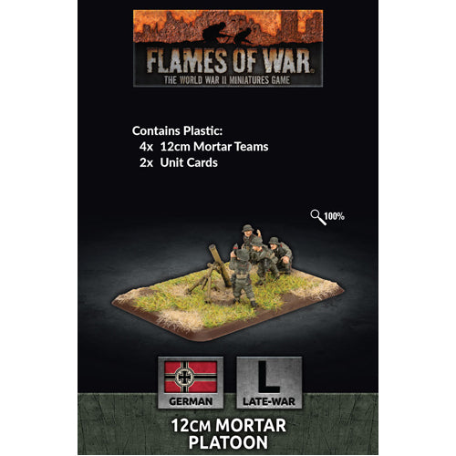 Flames of War: 8cm Mortar Platoon (x6 Plastic)