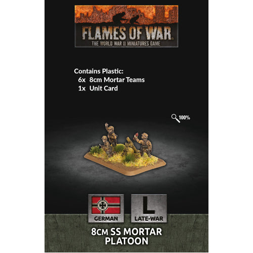 Flames of War: 8cm SS Mortar Platoon (x6 Plastic)