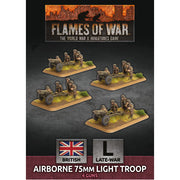 Flames of War: Airborne 75mm Light Troop (x4 Plastic)
