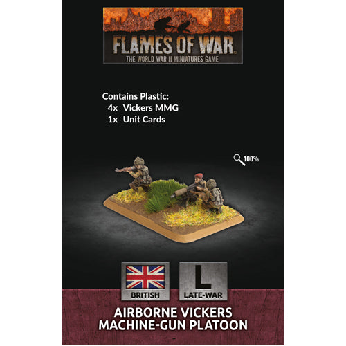 Flames of War: Airborne MMG Platoon (x4 Plastic)
