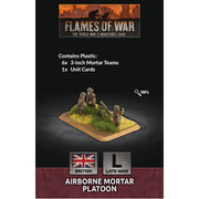 Flames of War: Airborne Mortar Platoon (x6 Plastic)