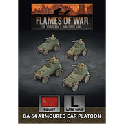Flames of War: BA-64 Armoured Car Platoon (x4 Plastic)