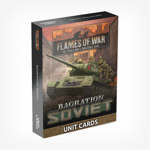 Flames of War - Bagration: Soviet Unit Cards