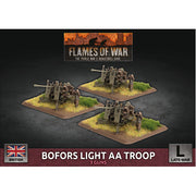 Flames of War: Bofors Light AA Troop (x3 Plastic)