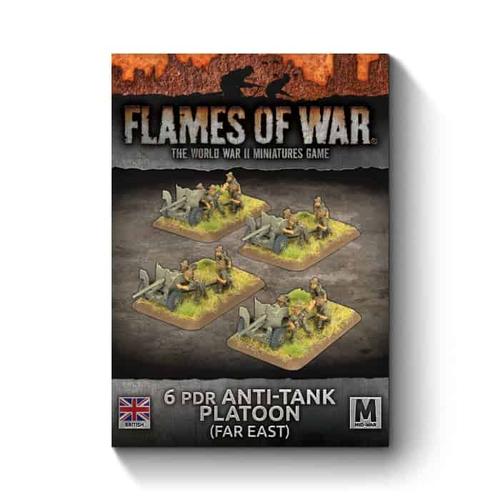 Flames of War: British 6pdr Anti-tank Platoon (Far East) (x4)