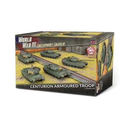 Flames of War: British Centurion Territorial Armoured Troop (x5 Plastic)