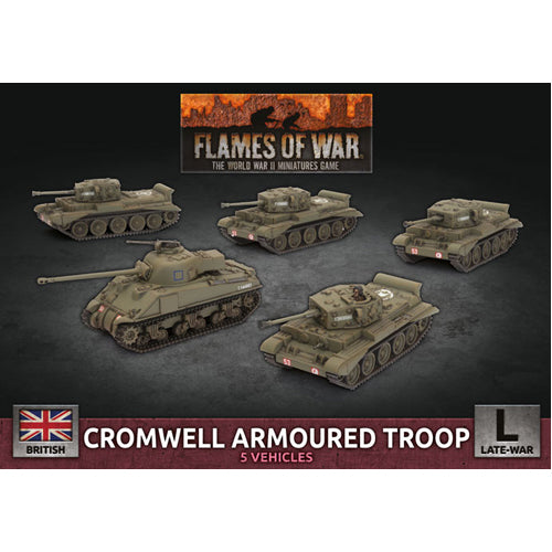Flames of War: Cromwell Armoured Troop (x5 Plastic)