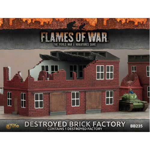 Flames of War: Destroyed Brick Factory
