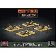 Flames of War: Fallschirmjager 7.5cm Tank Hunter Platoon (x4 Plastic)