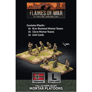 Flames of War: Fallschirmjager 8cm/12cm Mortar Platoon (x4 each Plastic)