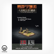 Flames of War: Fallschirmjager HMG Platoon (x4 Plastic)